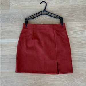 Superdown burnt orange Mini Skirt